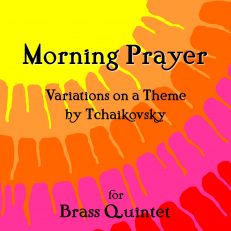 Tchaikovsky Morning Prayer brass quintet sheet music pdf