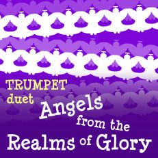 Angels from the Realms of Glory Trumpet Hymn Duet Sheet Music PDF