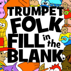 Trumpet Folk Fill in the Blank Book by Eddie Lewis