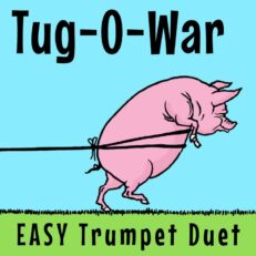 Tug-O-War Easy Trumpet Duet Sheet Music PDF
