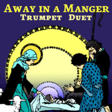 Away in a Manger Trumpet Duet Sheet Music PDF