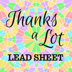 Thanks a Lot! Jazz Lead Sheet PDF